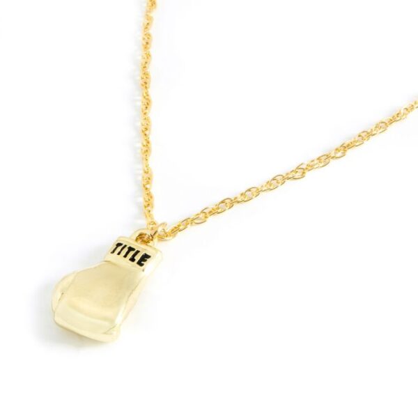 Title Boxing Golden Glove Necklace – Single/Double