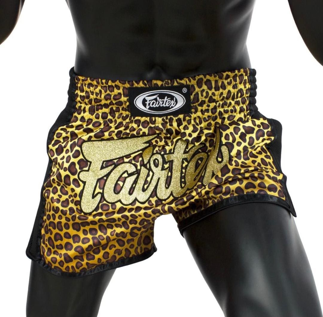 Fairtex Leopard Slim Cut Muay Thai Boxing Short