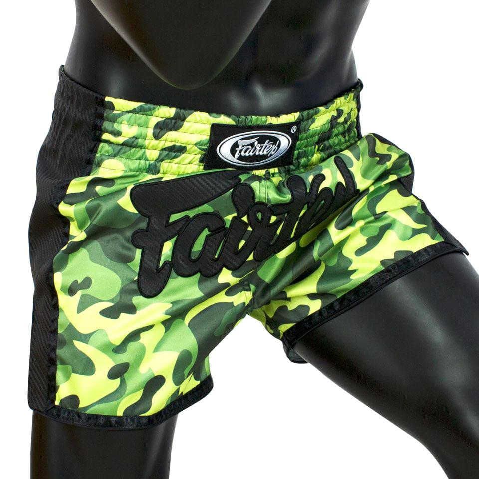 Fairtex BS1710 Camo Muay Thai Shorts -Green