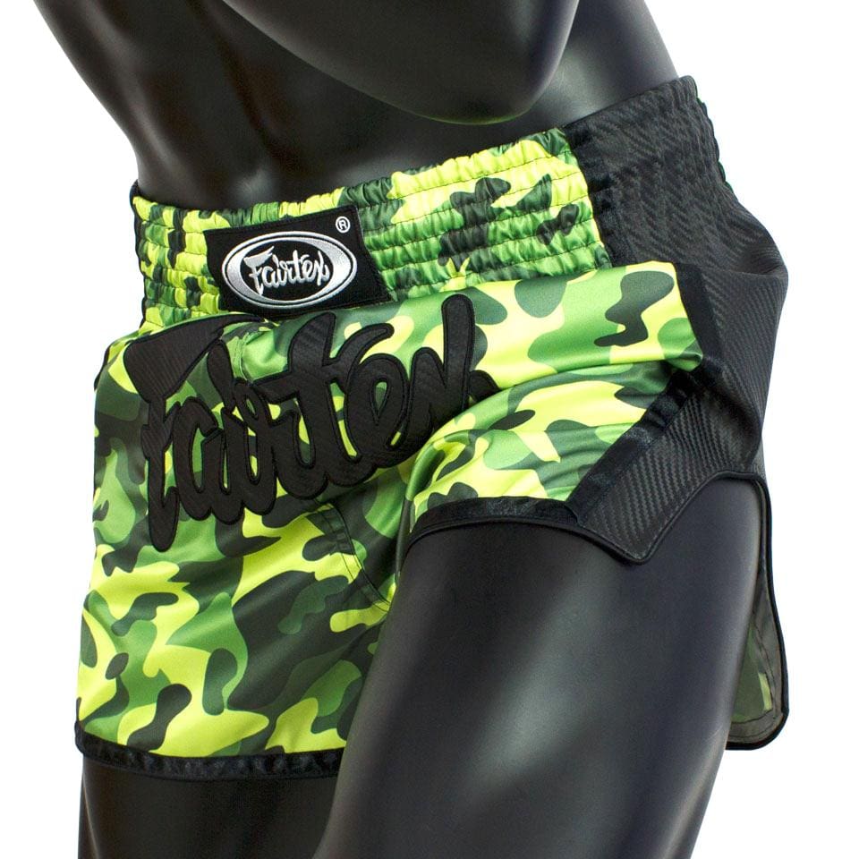 Fairtex BS1710 Camo Muay Thai Shorts -Green - Image 5