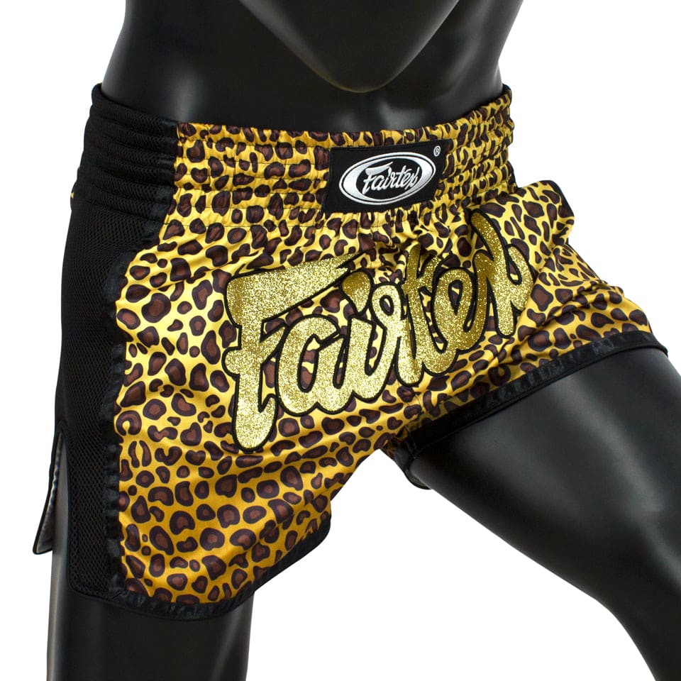 Fairtex Leopard Slim Cut Muay Thai Boxing Short - Image 2