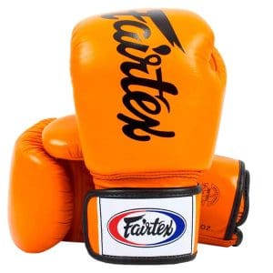 Fairtex BGV19 DELUXE TIGHT-FIT GLOVES - Orange