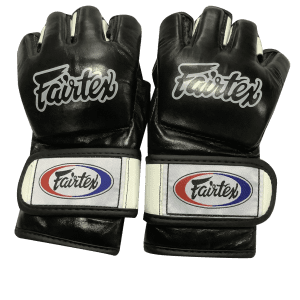 FAIRTEX FGV12 MMA GLOVES - BLACK/WHITE