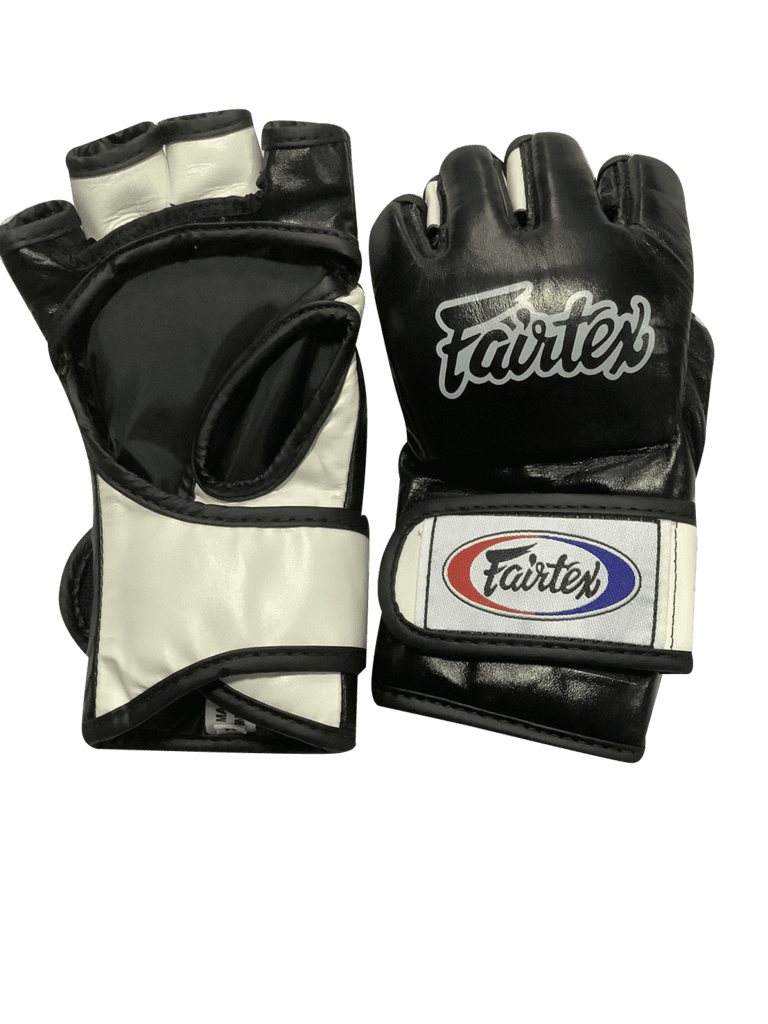 FAIRTEX FGV12 MMA GLOVES - BLACK/WHITE - Image 3