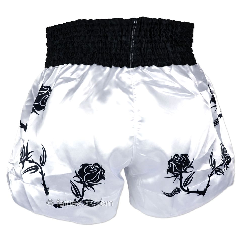 FAIRTEX BS0659 BLACK ROSES MUAY THAI SHORTS - Image 2
