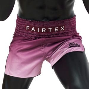 FAIRTEX BS1904 FADE MAROON MUAY THAI SHORTS