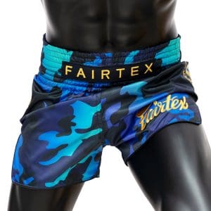 BS1916 Fairtex Golden Jubilee Slim Cut Muay Thai Shorts
