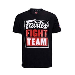 Fairtex T-Shirt - Fairtex Fight Team - Black/Red