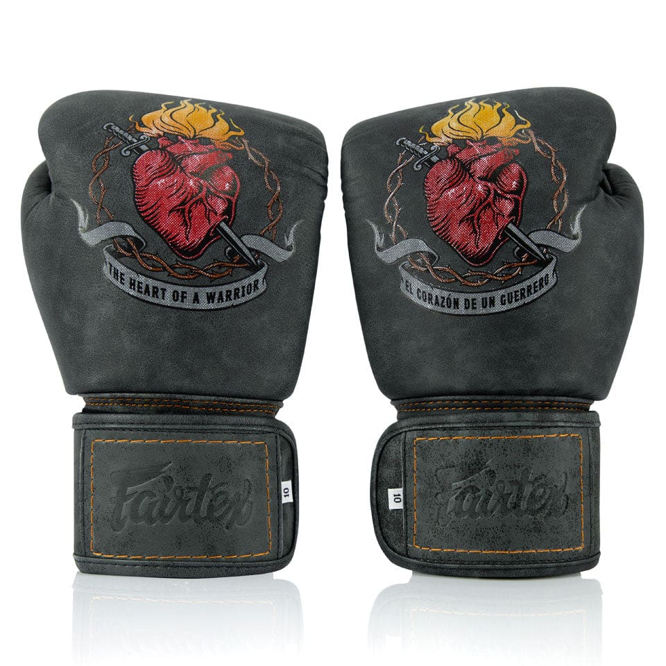 Fairtex Heart of a Warrior Premium Muay Thai Boxing Glove - Limited Edition - Image 2
