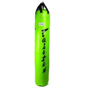 6FT Muaythai Banana Bag - FILLED - Lime Green