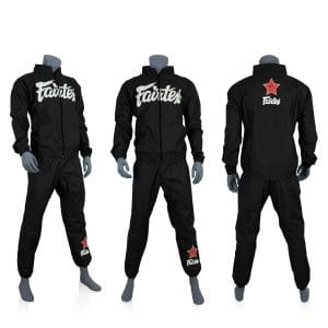 FAIRTEX VS2 VINYL SWEAT SUIT BLACK