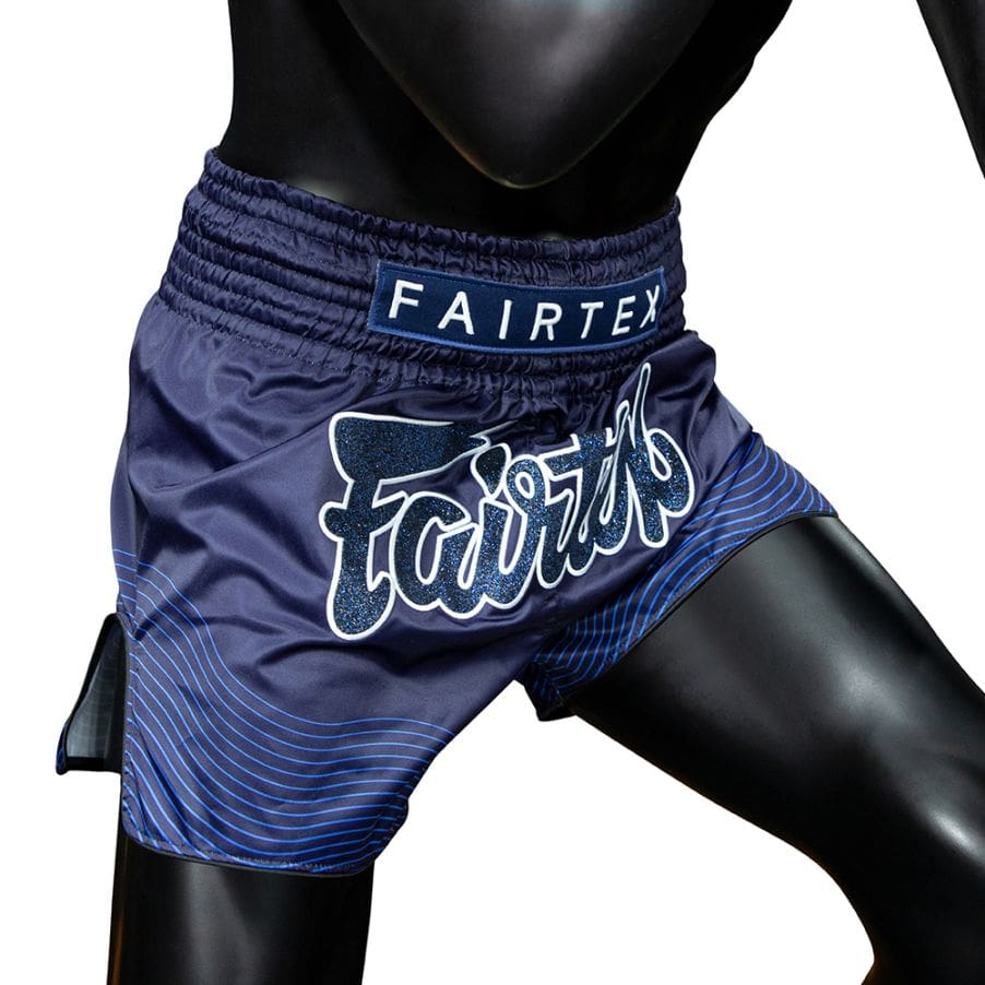 Fairtex Muay Thai Shorts - BS1930 Blue Ocean - Image 2
