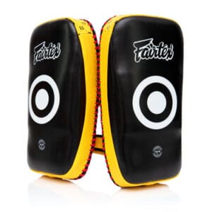 Curved Kick Pads KPLC2 - Black/Yellow