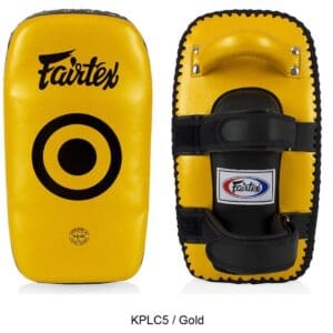 Microfiber Curved Kick Pads KPLC5 - Gold