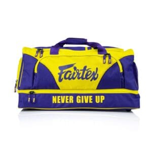 Fairtex BAG2 Gym Bag – Purple/Yellow